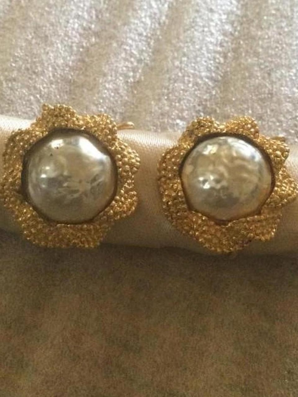 Vintage Wing Back Earrings
